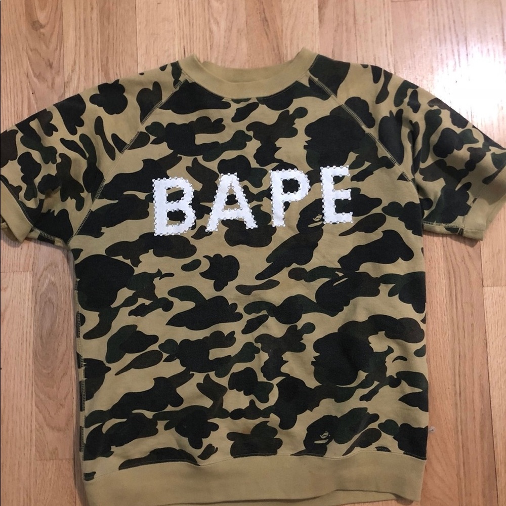 Bape camo crewneck